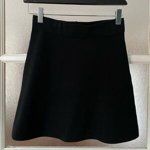 Brandy Melville Classic Black A-Line Skirt